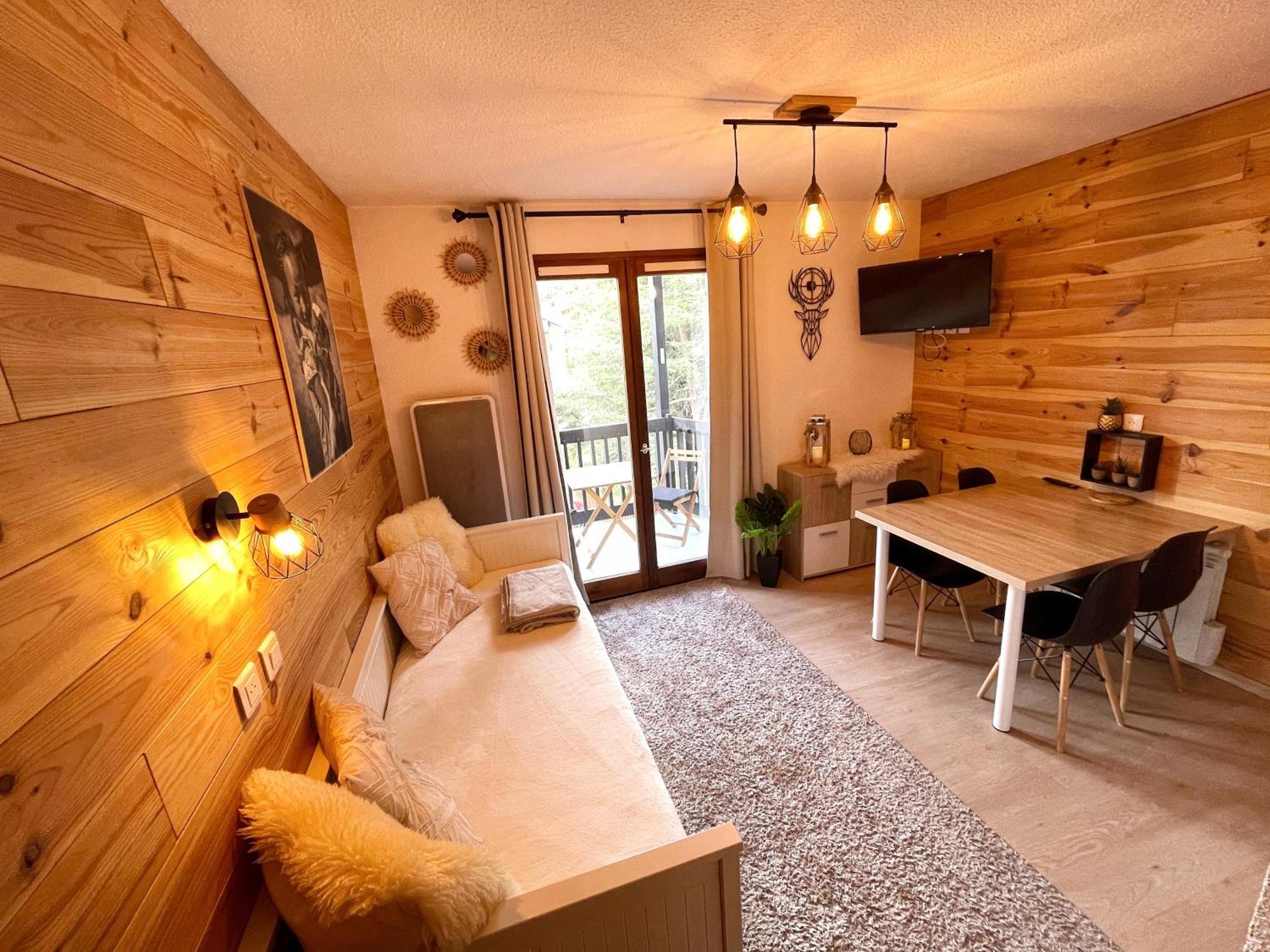 Chalereux Studio A La Montagne Auron Exterior foto